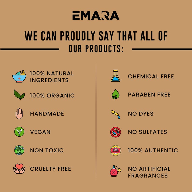 EMARA Natural Organic Dish Liquid Soap, Pack of Two, Orange & Lemon