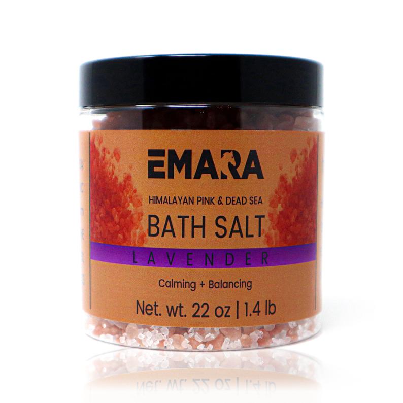 Lavender Scented Himalayan Pink and Dead Sea Bath Salt