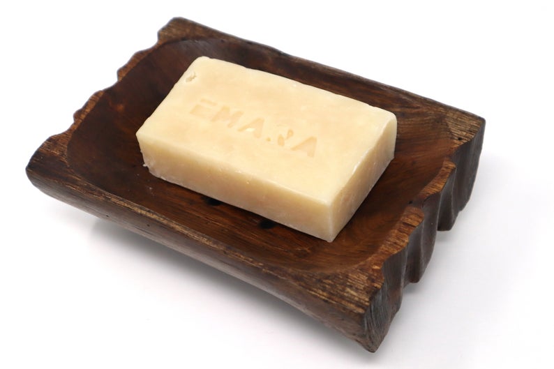Hand Carved Teak Wood Soap Dish
