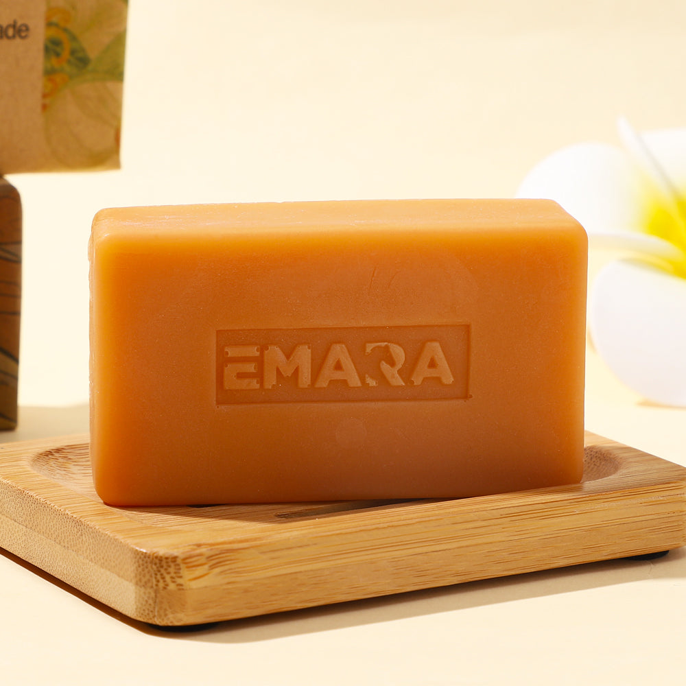 EMARA All Natural Soap Bar for Body ,4 oz, 4-Pack or 6-Pack