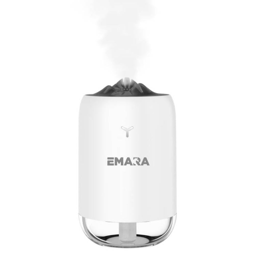 Emara Mini Diffuser for Essential Oils USB, LED Lights 260ml, Portable Diffuser for Essential Oils, Ultrasonic Mist Travel Diffuser, Small Essential Oil Diffusers Gift