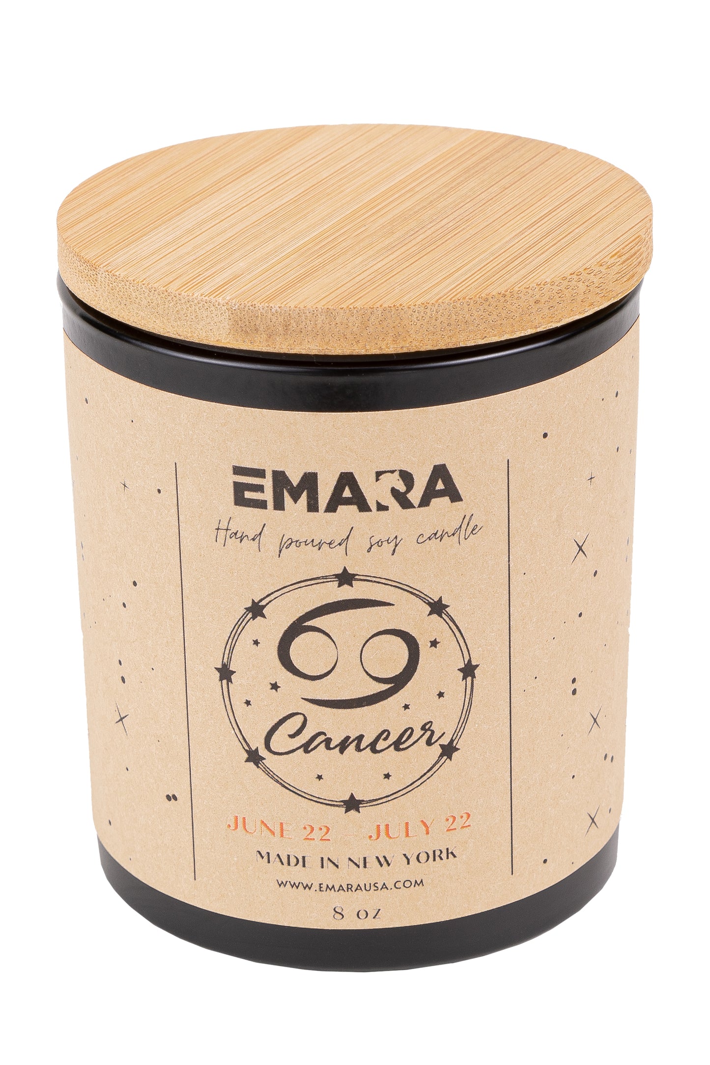 Cancer organic soy candles