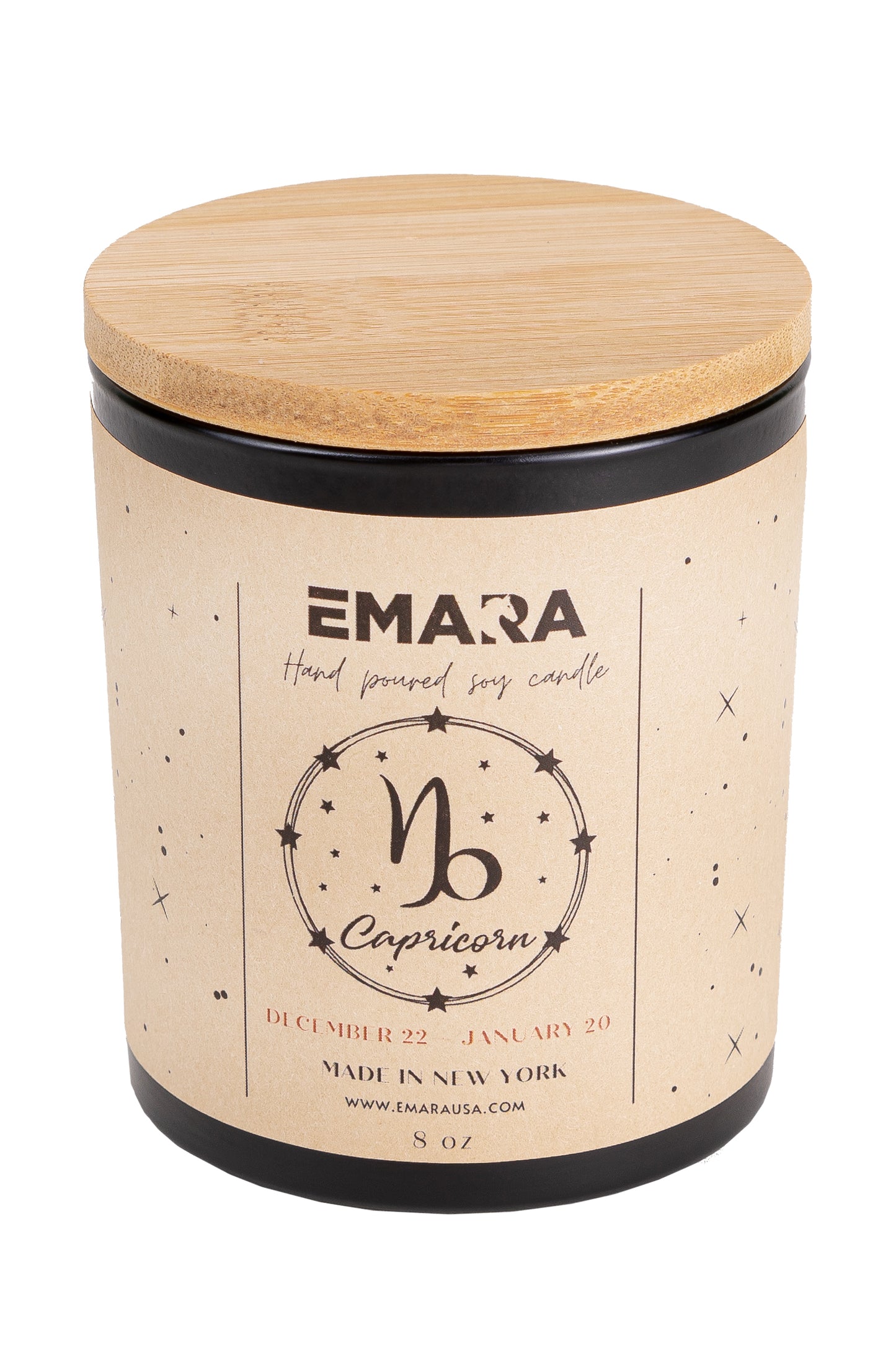 Capricorn organic soy candles