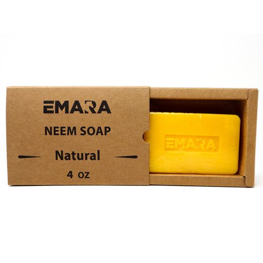 Neem Oil Soap - Handmade with Organic Neem Oil, Premium Quality Turmeric - Sandalwood Essential Oil, Neem Tree Oil - Vegan, Acne, Eczema