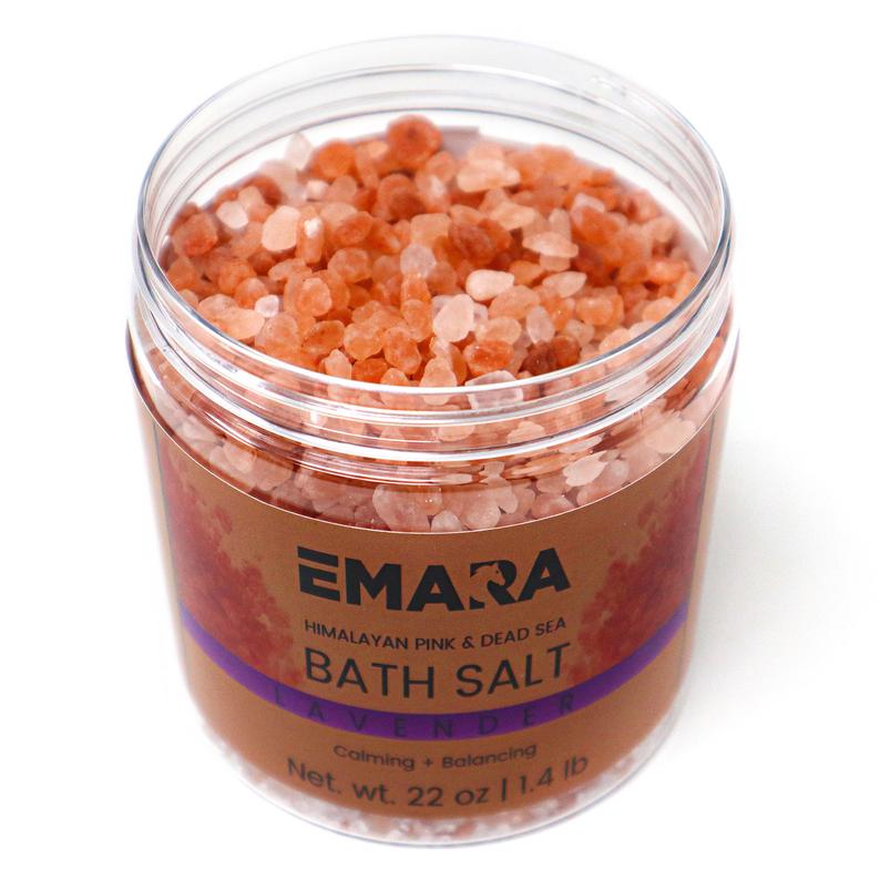 Lavender Scented Himalayan Pink and Dead Sea Bath Salt