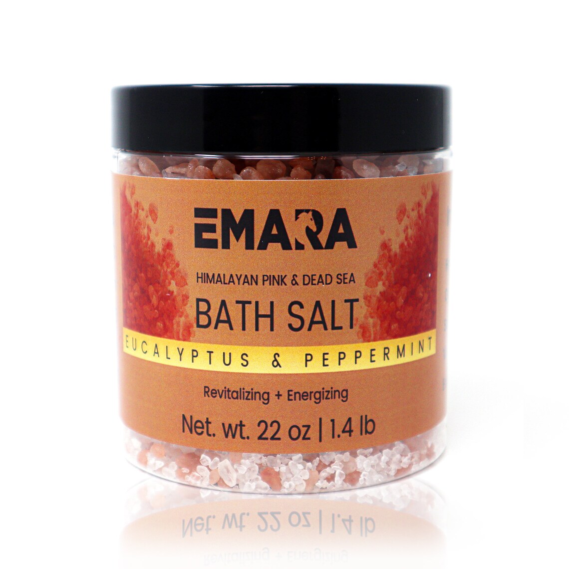 5 Bath Salt Spa Gift Set - Luxury Himalayan Pink and Dead Sea Salt Bath Soak Enriched with Rosehip Oil Vitamin E Oil 7 LB Bulk Bath Salt