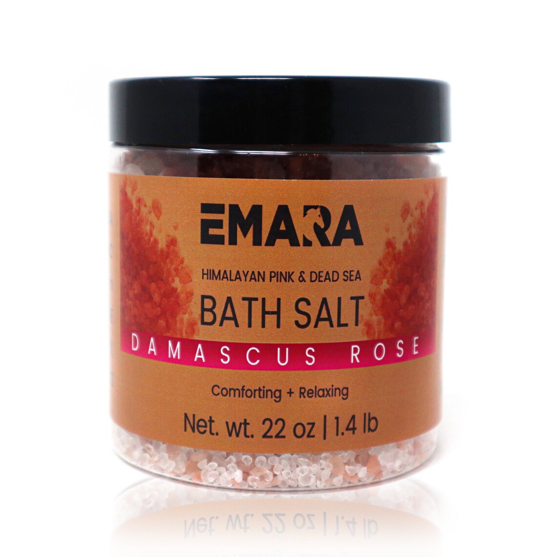 5 Bath Salt Spa Gift Set - Luxury Himalayan Pink and Dead Sea Salt Bath Soak Enriched with Rosehip Oil Vitamin E Oil 7 LB Bulk Bath Salt