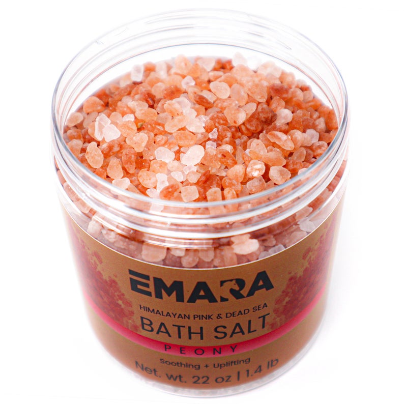 Peony Scented Himalayan Pink and Dead Sea Bath Salt