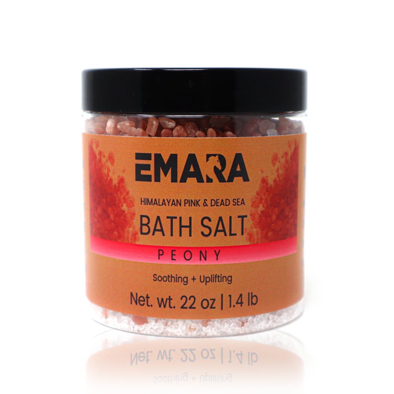 Peony Scented Himalayan Pink and Dead Sea Bath Salt